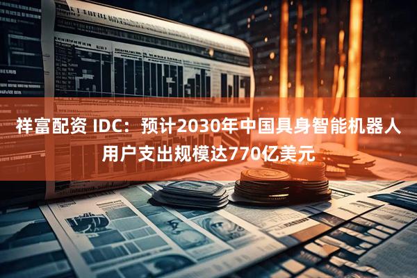 祥富配资 IDC：预计2030年中国具身智能机器人用户支出规模达770亿美元